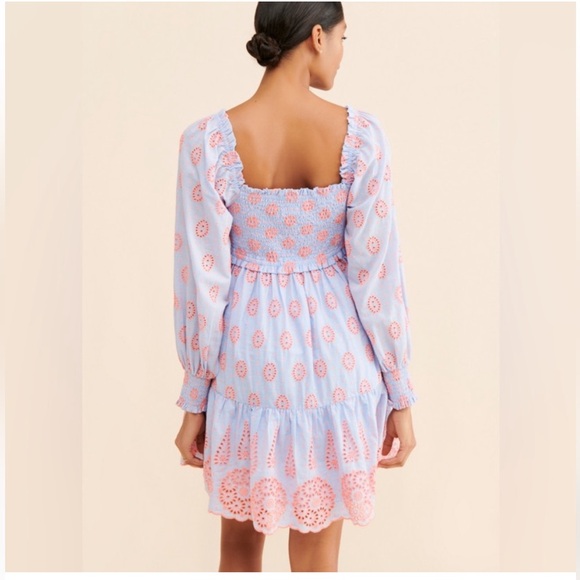 Lilly Pulitzer Rainna Smocked Eyelet Dress - Picture 2 of 10